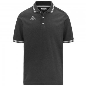 Men Kappa Logo Maltax 5 Mss Polo Shirt Grey | 495083-XGD