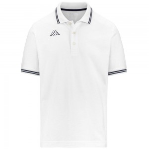 Men Kappa Logo Maltax 5 Mss Polo Shirt White | 692317-OXN