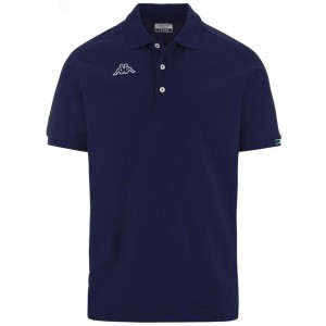 Men Kappa Logo Maltaxita Mss Polo Shirt Navy | 356409-SPT