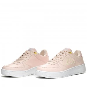 Men Kappa Logo Maserta Sneakers Pink | 987603-NVE