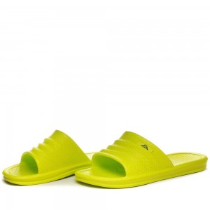 Men Kappa Logo Rint Flip Flops Yellow | 739248-BED