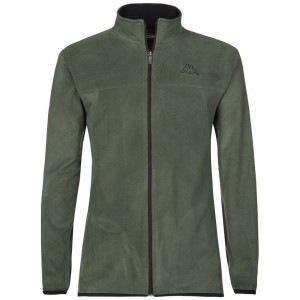 Men Kappa Logo Vaurion Slim Jacket Green | 679803-LRO