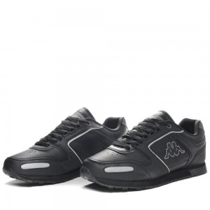 Men Kappa Logo Voghera 5 Sneakers Black | 461273-CLK