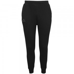 Men Kappa Logo Zantus Pants Black | 561728-PZJ