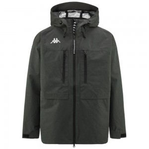 Men Kappa Naatan Jacket Green | 235184-WAI