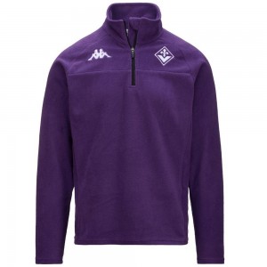 Men Kappa Polalf Fiorentina Sweater Purple | 175980-OYU