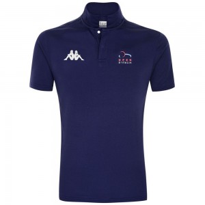 Men Kappa Sicety Open Italia Jersey Navy | 386947-OAS