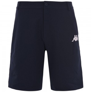 Men Kappa Sillim Shorts Navy | 051269-EBW