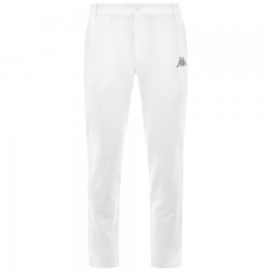 Men Kappa Sumoum Pants White | 629801-XGA