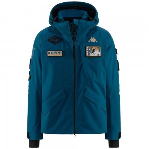 Men Kappa Tier Zero Geizo Jacket Blue | 601395-VBF