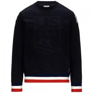 Men Kappa Utahi Us Sweater Navy | 923480-SMA