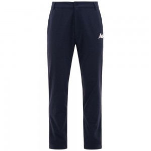 Men Kappa Wenar Pants Navy | 159437-RWL