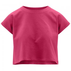 Women Kappa 222 Banda 10 Lavars T-Shirt Pink | 034865-LSA