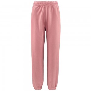 Women Kappa 222 Banda 10 Vala Pants Pink | 743982-OCL