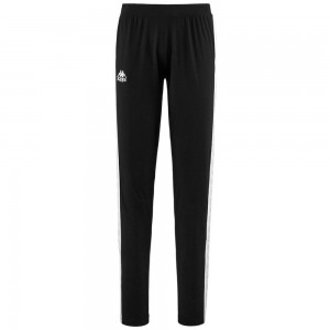 Women Kappa 222 Banda Anen Pants Black | 936287-SMJ