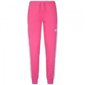 Women Kappa 222 Banda Barnu 2 Pants Pink | 301742-ZRM