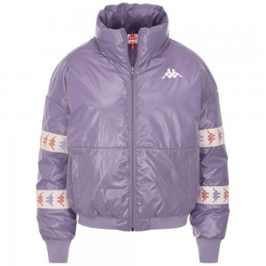 Women Kappa 222 Banda Dalinao Jacket Purple | 071824-SUI