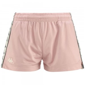 Women Kappa 222 Banda Ladytread Shorts Pink | 517423-ERZ