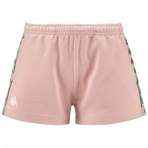 Women Kappa 222 Banda Tready Shorts Pink | 025631-FVS