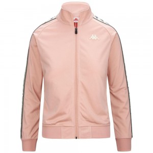 Women Kappa 222 Banda Wanniston Slim Jacket Pink | 198024-KEA