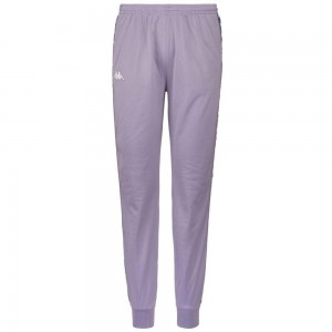 Women Kappa 222 Banda Wrastoria Graphiktape Pants Purple | 235974-KEJ