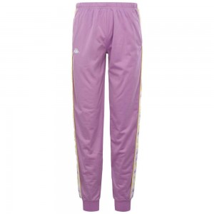 Women Kappa 222 Banda Wrastoriai Slim Pants Purple | 298071-RQV