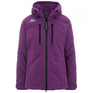 Women Kappa 3 Cento 304 Jacket Purple | 062748-SLN