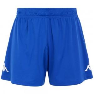 Women Kappa 4 Soccer Redena Shorts Blue | 309517-LOS