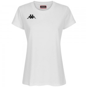 Women Kappa 4 Soccer Roviga Jersey White | 547692-WRX