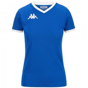 Women Kappa 4 Volley Gavelia Jersey Blue | 162039-WLI