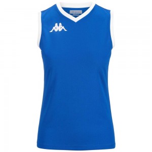 Women Kappa 4 Volley Giella Jersey Blue | 039742-SKY