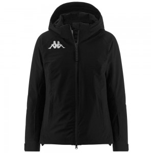 Women Kappa 6 Cento 610 Jacket Black | 654012-MPB