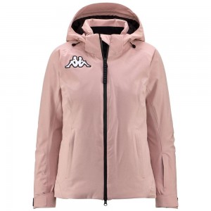 Women Kappa 6 Cento 610 Jacket Pink | 913052-TAV