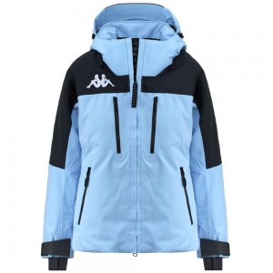 Women Kappa 6 Cento 612p Jacket Blue | 608542-RCK