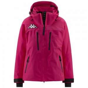 Women Kappa 6 Cento 612p Jacket Pink | 860293-OEF