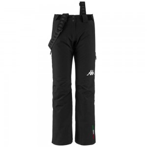 Women Kappa 6 Cento 634 Pants Black | 130926-AUK