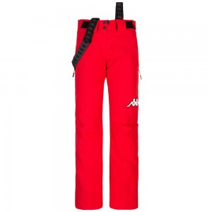 Women Kappa 6 Cento 634 Pants Red | 750928-AZH