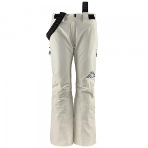 Women Kappa 6 Cento 634 Pants White | 598370-RVP