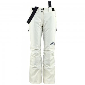 Women Kappa 6 Cento 634 Pants White | 950384-FMR