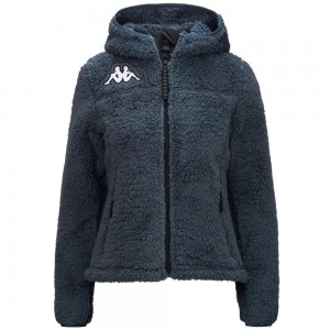 Women Kappa 6 Cento 645s Hoodie Grey | 012658-ZPK