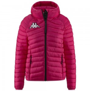 Women Kappa 6 Cento 663 Jacket Pink | 723910-FMD