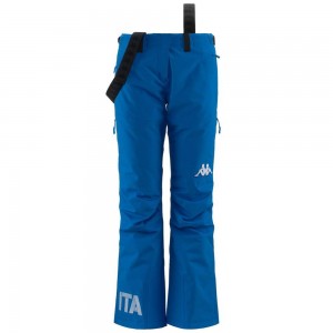 Women Kappa 6 Cento 665 Ita Pants Blue | 197384-UXZ