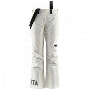 Women Kappa 6 Cento 665 Ita Pants White | 978204-MOI