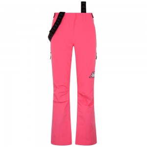 Women Kappa 6 Cento 665 Pants Pink | 624385-AIR