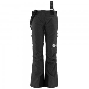 Women Kappa 6 Cento 665hzw Pants Black | 152046-IZA