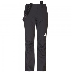 Women Kappa 6 Cento 665p Pants Black | 946053-COX