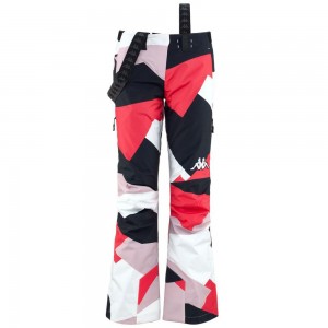 Women Kappa 6 Cento 665p Pants Pink | 081367-QPF