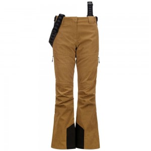 Women Kappa 6 Cento 665v Pants Brown | 837064-OYZ