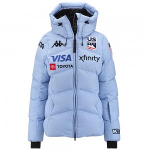 Women Kappa 6 Cento 668 Us Jacket Blue | 746153-SJR