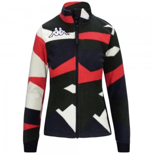 Women Kappa 6 Cento 688 Jacket Black | 490537-EZB